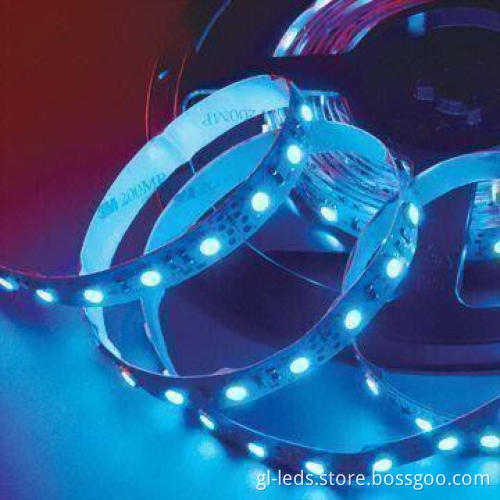 LED Strip with 12 or 24V DC Input Voltage, Available in Various Colors